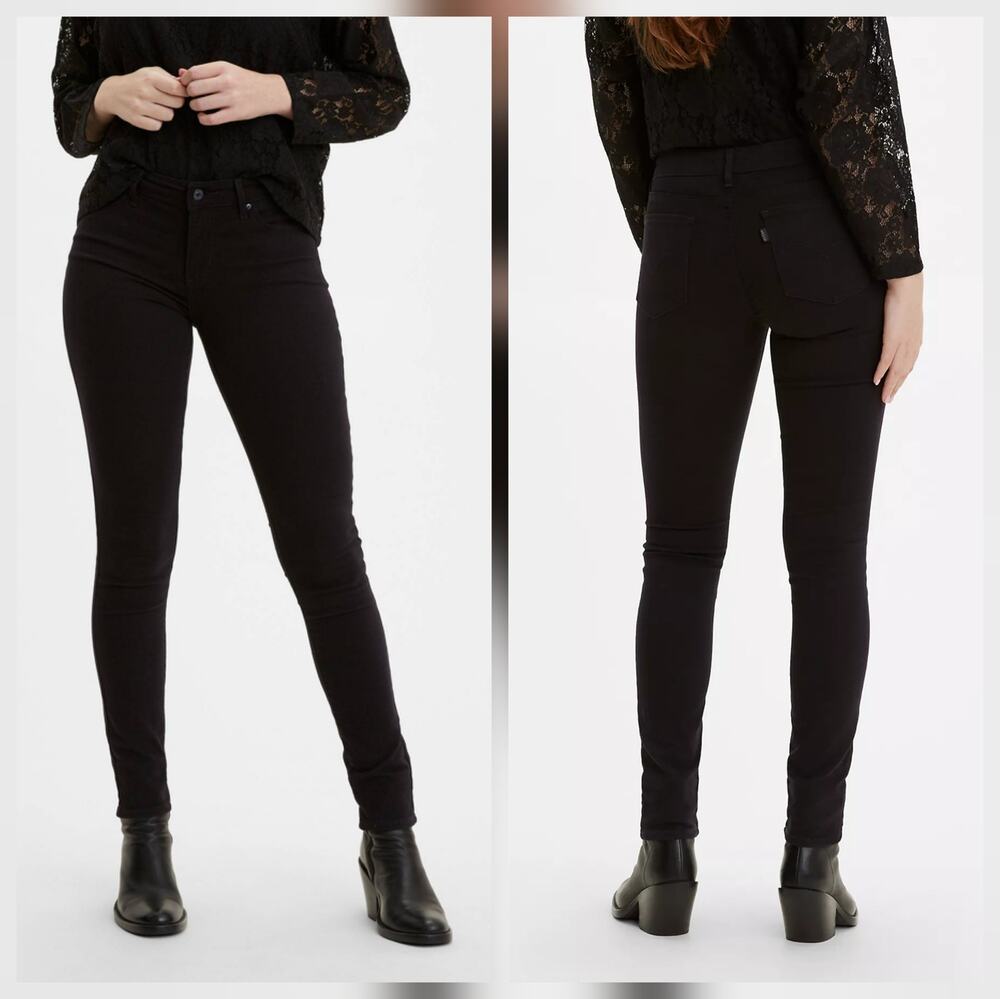 Women's Levi's 711 Skinny Jeans | Black Size 10 W30 L30 NWT